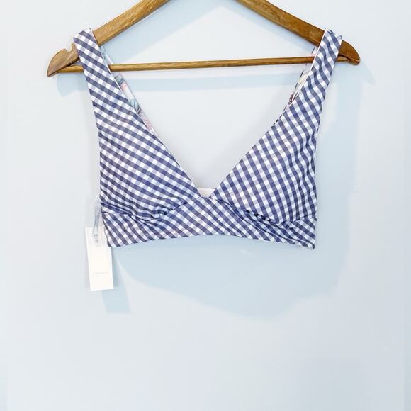 NEW Raisins Reversible Tropical/Purple Gingham Bikini Size Large - Picture 6 of 13